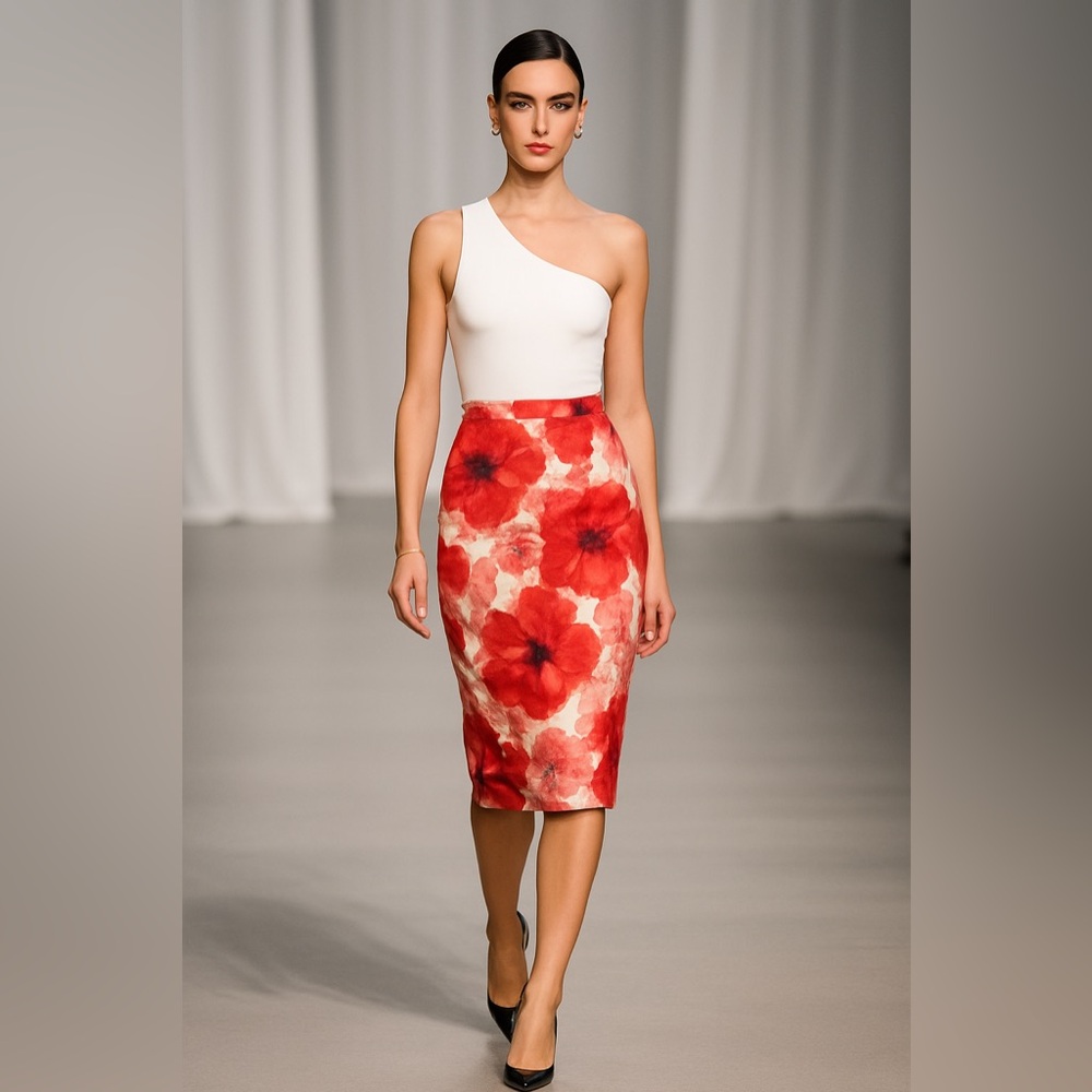 🛍️ Skirt - East 5th Floral Pencil